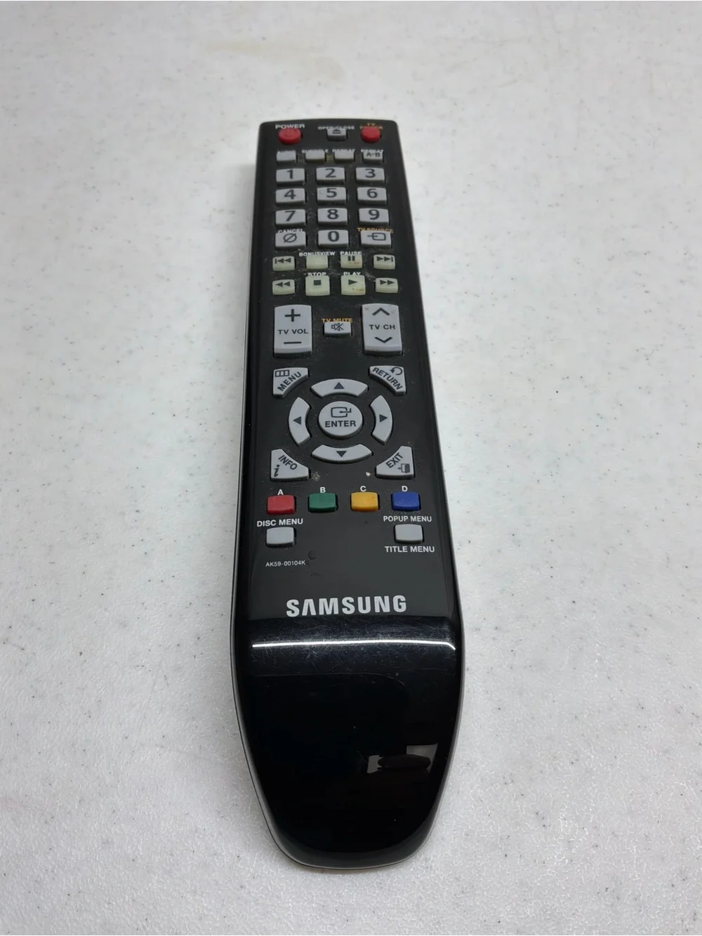 Samsung AK59-00104 K Remote Control - Tested